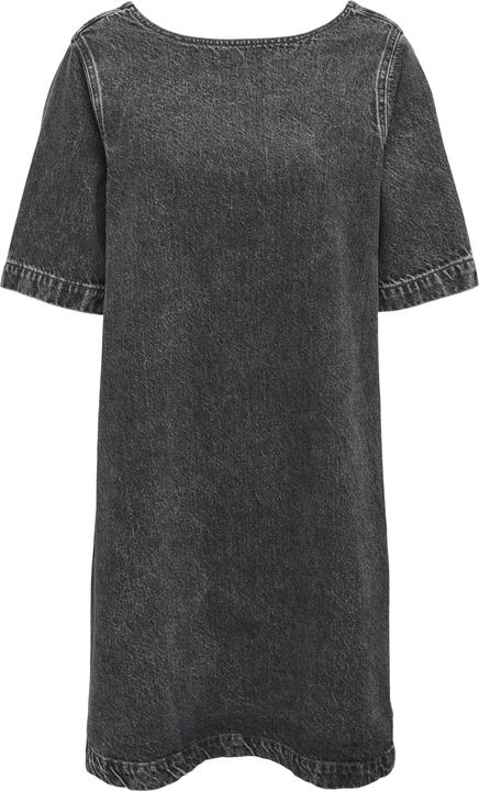 Only Volumiger Fit Rundhals Kurzes Kleid Jeanskleid