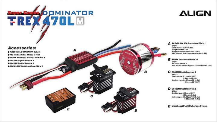Produktbild Align T-Rex 470LM Dominator