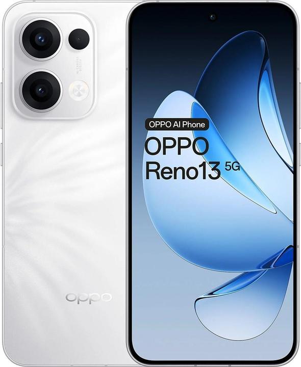 Image du produit OPPO 13 5G (256 Go, Plume White, 6.59", Double SIM, 50 Mpx, 5G)
