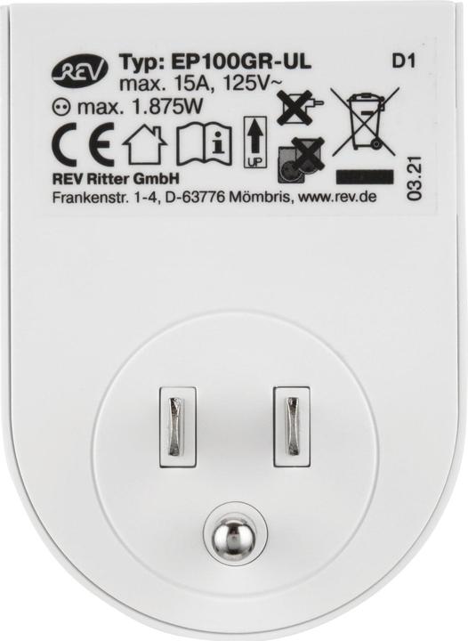 Actual product image REV Travel Plug Traveler USA
