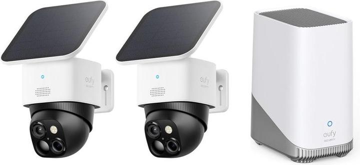 Image du produit eufy Security Solocam S340 - 360 ° Outdoor -Kamera 2 Pack + Homebase 3 - Bundelvoordeel