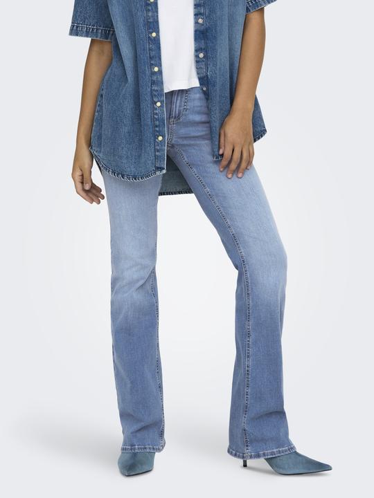 Image du produit Only ONLBLUSH Taille moyenne Évasé Jeans Flared fit jeans (32)