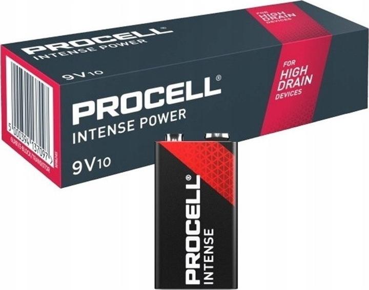 Image du produit Duracell Procell Intense Power (10 pcs, 9V Block, 673 mAh)