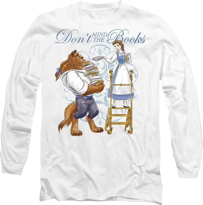 Immagine prodotto Beauty And The Beast Don't Mind the Books Maglietta Adulto Unisex (XL)