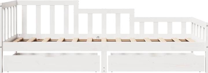 Produktbild VidaXL Tagesbett Gästebett Bettsofa Schlafsofa Schubladen 90x190cm Massivholz (90 x 190 cm)