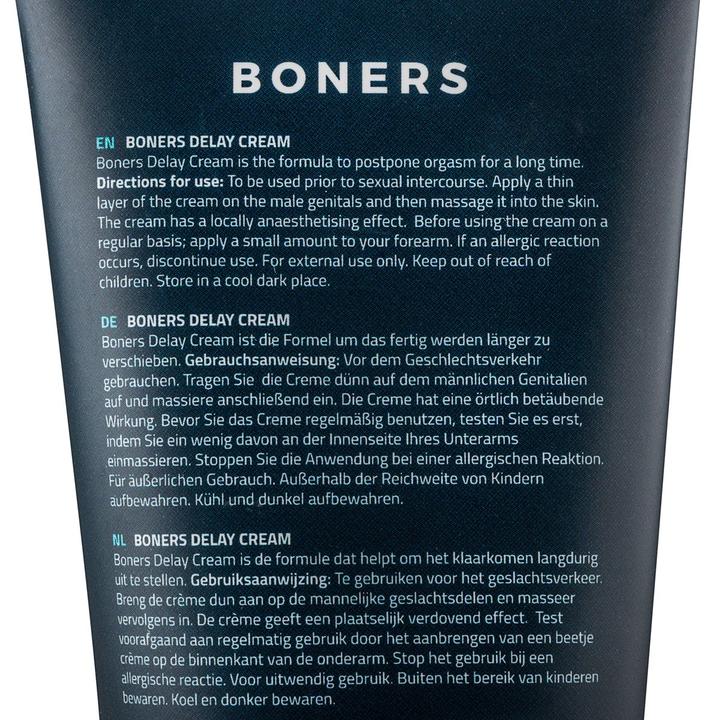 Actual product image Boners delay cream (100 ml)