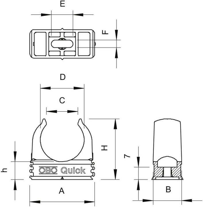 Produktbild OBO Bettermann Quick-Schelle