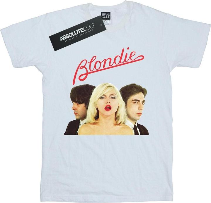 Actual product image Blondie Girls Band Trio Cotton T-Shirt (140, 146)