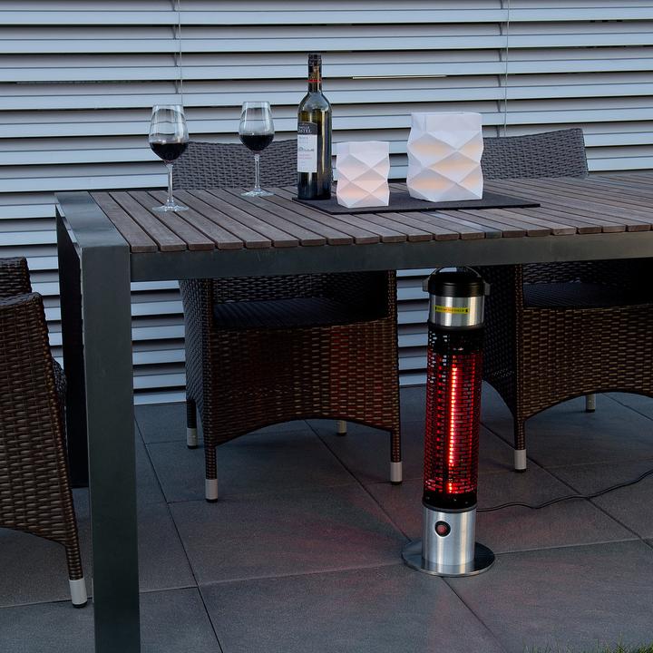 Produktbild Semptec Wetterfester 360°-IR-Standheizstrahler / Heizsäule (800 W)