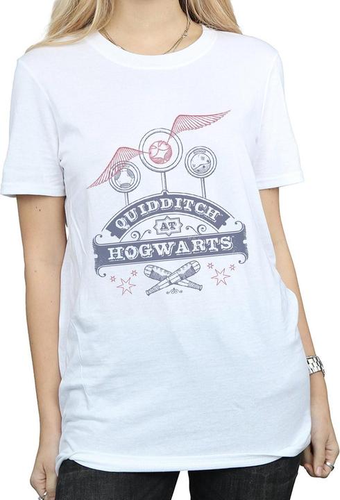 Produktbild Quidditch At Hogwarts Boyfriend Fit TShirt (M)