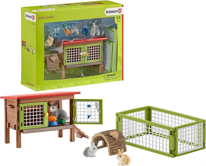 Actual product image Schleich Kaninchenstall