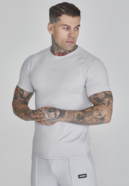 Actual product image Siksilk Smart T-Shirt in Light Grey (M)