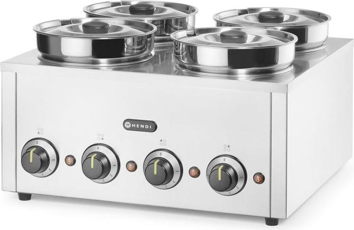 Image du produit Hendi Boitier et cuve d’eau en acier inoxydable. Thermostat indépendant pour chaque élément chauffant, con