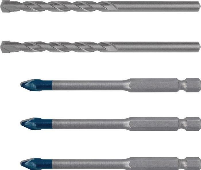 Actual product image Bosch Professional Zubehör Expert HEX-9 HardCeramic Drill Mixed Set, 6 mm, 5 pcs. (6 mm)