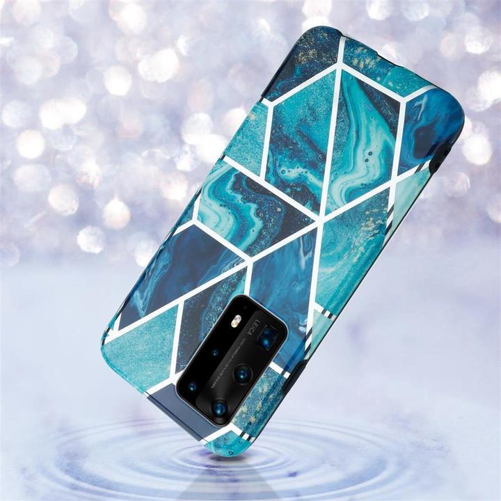 Actual product image Cadorabo IMD TPU Colorful Marble Cover (Huawei P40)