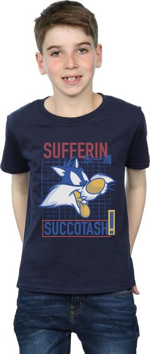 Immagine prodotto Looney Tunes Sylvester Sufferin Succotash Maglietta Ragazzi (140, 146)