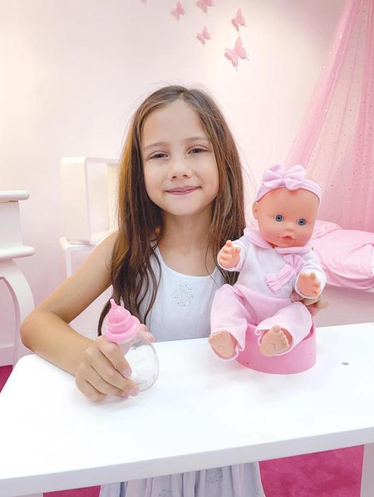 Produktbild Smily BAMBOLINA doll with drink and wet function, Amore 33cm, BD1807