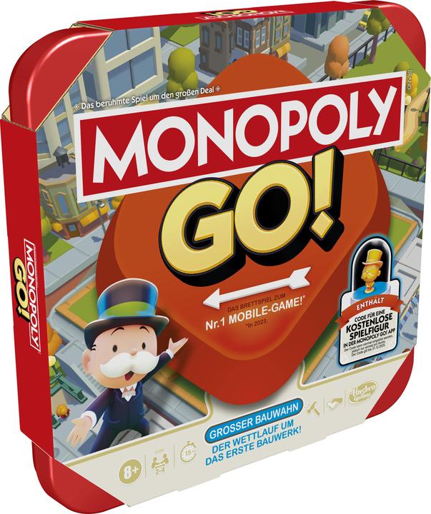 Actual product image Hasbro Monopoly Go (German)