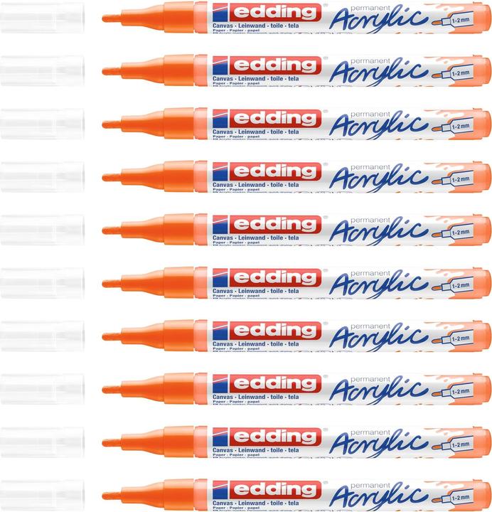 Produktbild Edding Acrylmarker 5300 Fein (Neonorange, 2 mm, 1 x)