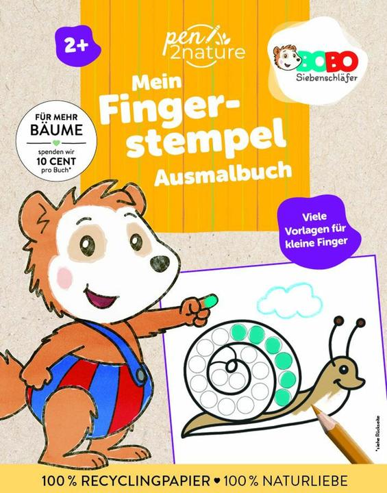 Image du produit Bobo le loir Mon tampon à doigt-