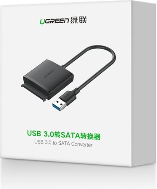 Image du produit Ugreen Adaptateur USB 3.0 vers SATA Converter 2.5" SATA SSD HDD vers USB 3.0