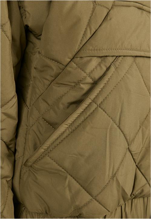 Actual product image Urban Classics Ladies Oversized Diamond Quilted Pull Over Jacket (4XL)
