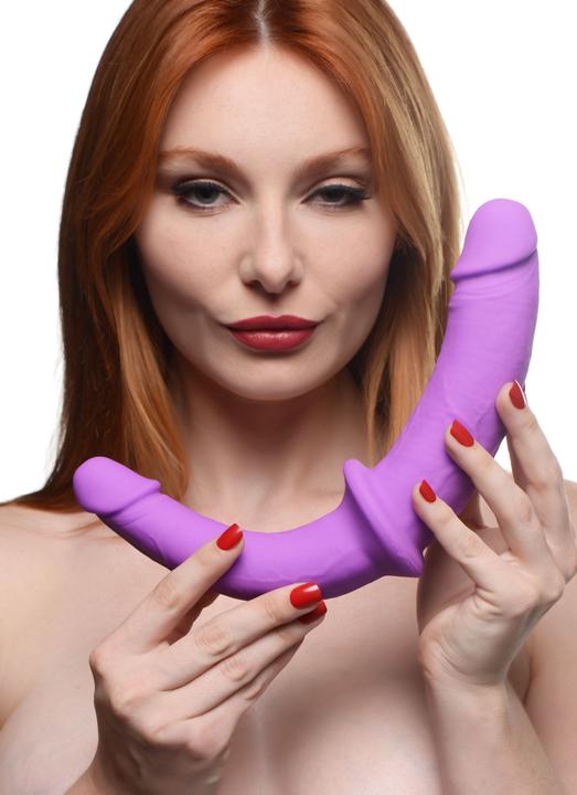 Image du produit XR Brands Double Charmer Silicone Double Dildo with Harness