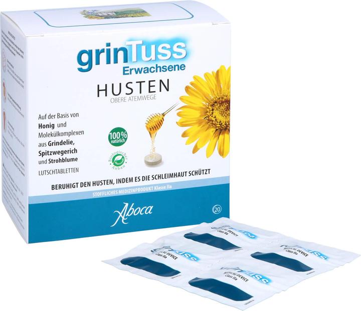 Produktbild Aboca Grintuss Erwachsene Lutschtabletten, 30 g Tabletten (30 Stück)