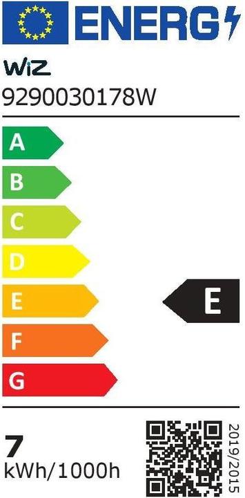 Energie-Label WiZ Filament (E27, 6.70 W, 806 lm, 1 x, E)