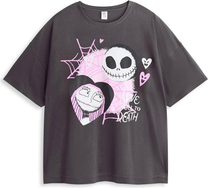 Produktbild The Nightmare Before Christmas Schlafanzug mit langer Hose kurzärmlig (S)