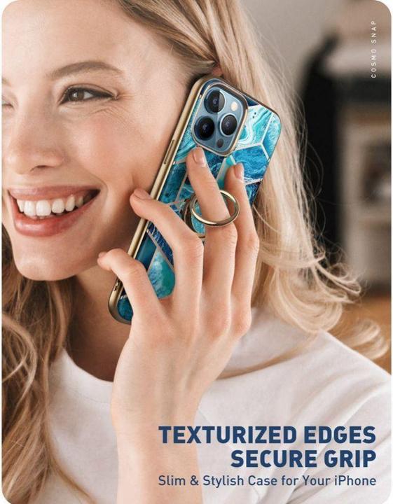 Actual product image Supcase Case IBLSN Cosmo Snap Apple iPhone 13 Pro Ocean Blue (Apple iPhone 13 Pro)
