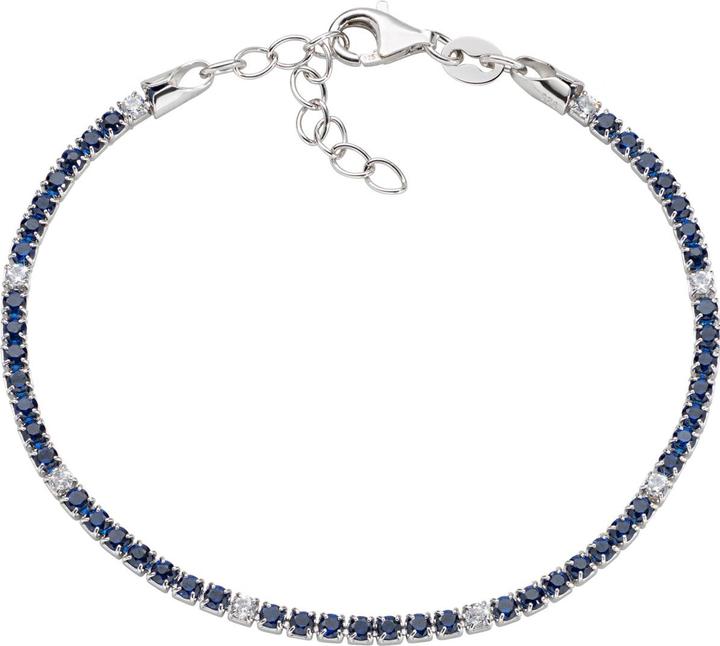 Amen Tennis Armband (19 cm, Silber 925)