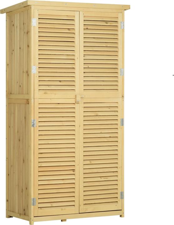 Image du produit Outsunny Abri à outils avec 4 compartiments