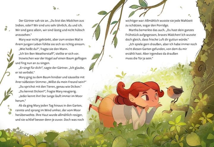 Immagine prodotto Der geheime Garten (Illustrierte Kinderbuchklassiker) (Tedesco, Sabine Werner, I bambini della Stella Bianca, Domenico Russo, 2024)