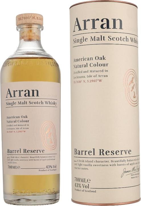 Arran Distillery Barrel reserve (Single Malt, 1 x 70 cl)