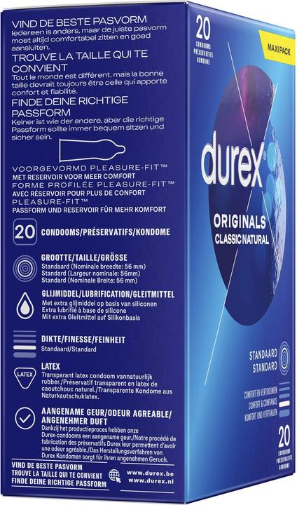 Image du produit Durex Classic Natural (20 pcs)