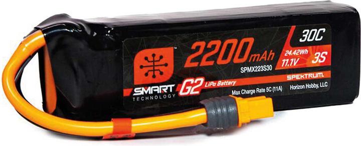 Produktbild Spektrum 2200mAh 3S 11.1V Smart G2 LiPo 30C IC3 (11.10 V, 2200 mAh)