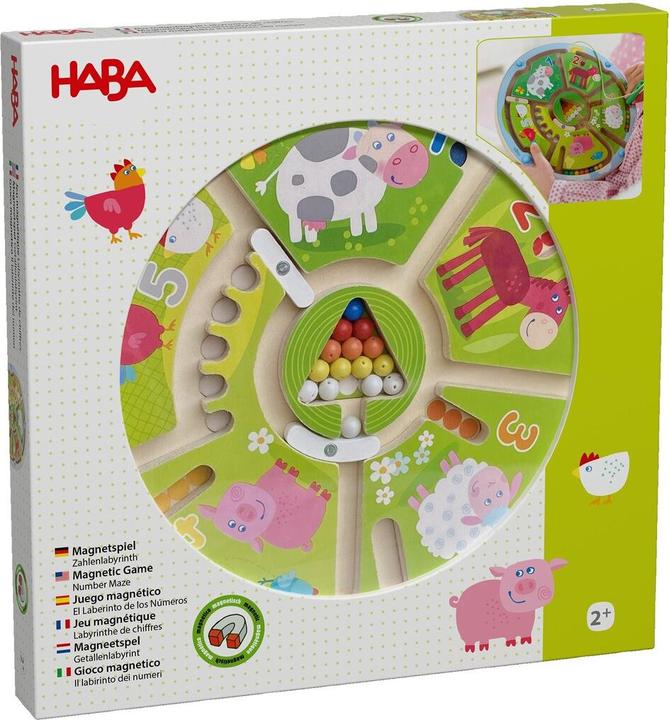 Produktbild Haba Zahlenlabyrinth (Französisch, Deutsch, Englisch, Niederländisch, Italienisch, Spanisch)