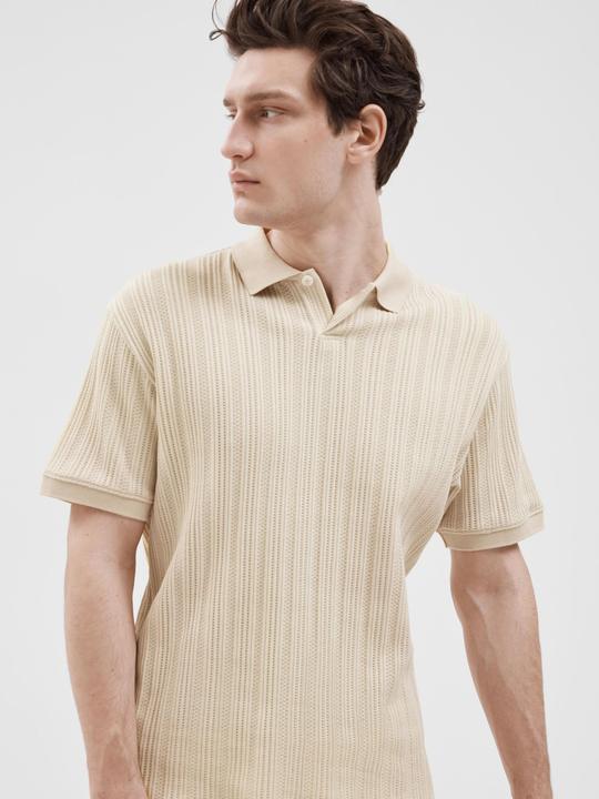 Actual product image Slhjaden Jacquard Ss Polo (L)