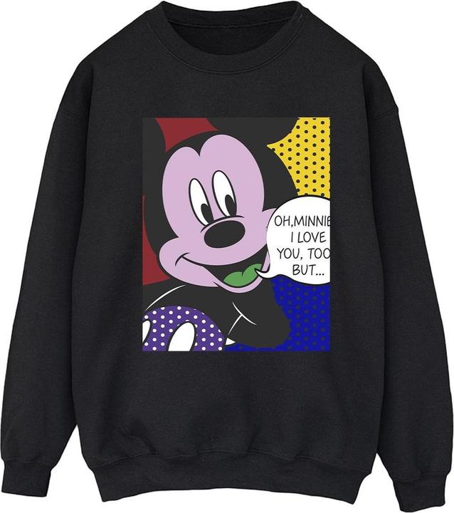 Disney Mickey Mouse Oh Minnie Pop Art Sweatshirt (XXL)