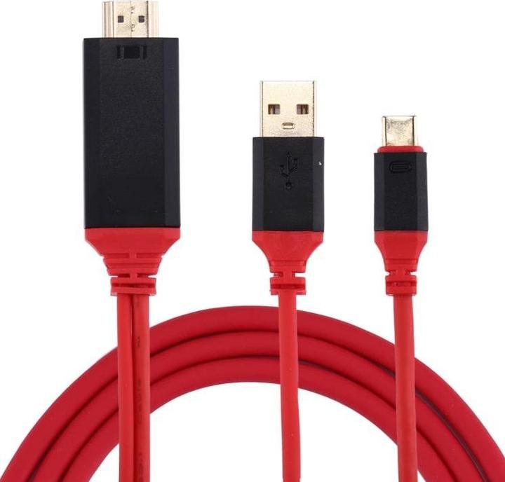 Immagine prodotto JTI Adattatore da USB-C a HDMI 2 m (HDMI, USB, 200 cm)