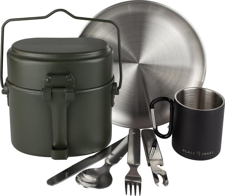 Immagine prodotto Black Snake Set di pentole da campeggio in acciaio inox