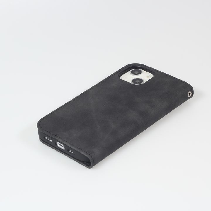Actual product image PhoneLook Leather bag flip wallet vintage with magnetic closure and card holder (Apple iPhone 13)
