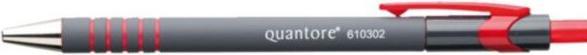 Quantore 12x Kugelschreiber Gummihalter rot mittel (Rot, 12 x)