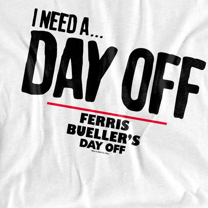 Produktbild Ferris Bueller´s Day Off Ferris Bueller's Day Off Ferris Bueller Needs A Day Off TShirt (M)