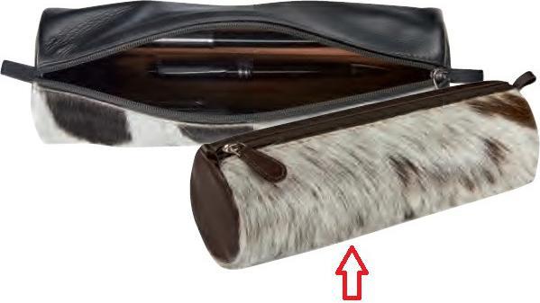 Image du produit Maverick Etui à pochette cuir/peau rond brun