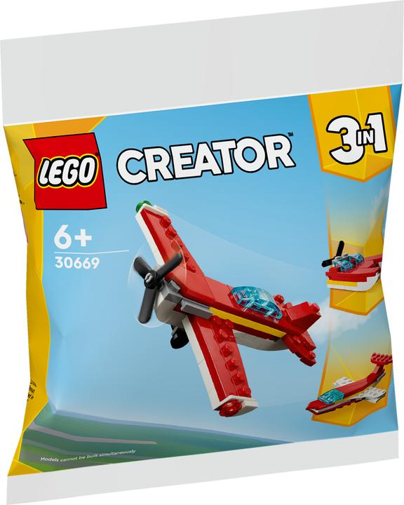 Immagine prodotto LEGO Leggendario aereo rosso (30669, LEGO Creator 3-in-1)