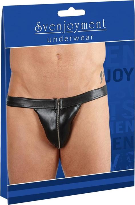 Image du produit Svenjoyment Slip wetlook avec zip (L)