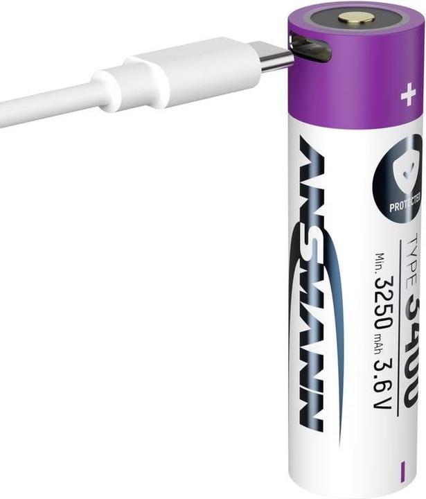 Image du produit Ansmann Batterie Li-Ion 18650 (1 pcs, 18650, 3400 mAh)