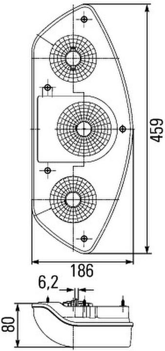 Immagine prodotto Hella 10 Tecnologia delle lampadine dei fari posteriori di sinistra Installazione 2SK 343 440-037